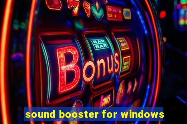 sound booster for windows